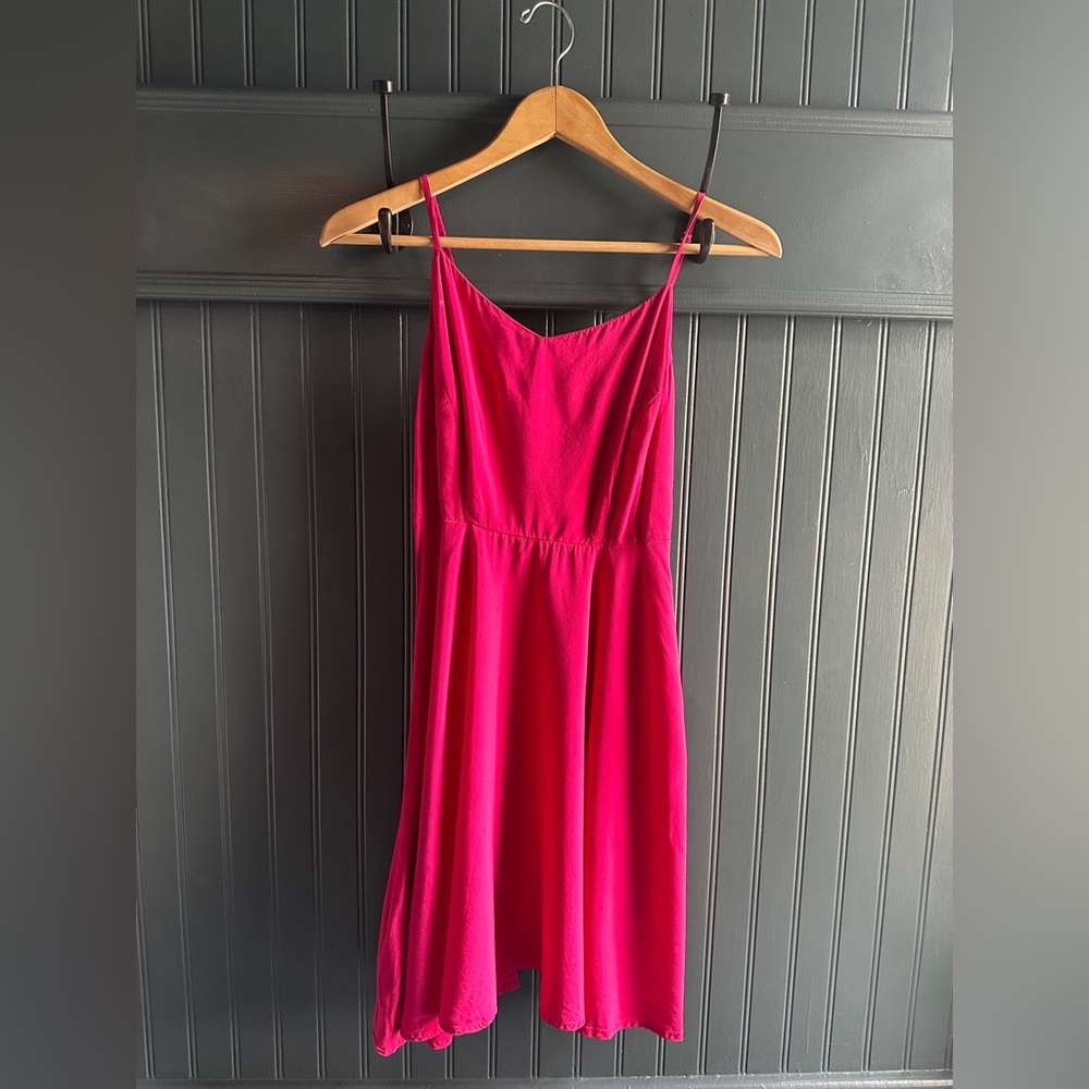 Old Navy Hot Pink Spaghetti Strap Dress